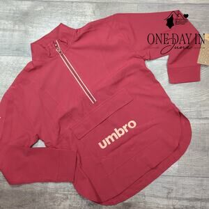 Umbro Half Zip Pull Over Soccer Jacket Size M (10/12)